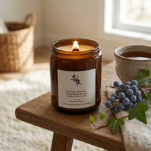 Load image into Gallery viewer, JUNIPER BERRY & CEDAR - 100% NATURAL SOY SCENTED CANDLE