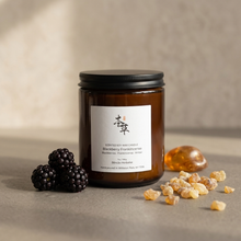 Load image into Gallery viewer, BLACKBERRY FRANKINCENSE - 100% NATURAL SOY SCENTED CANDLE