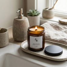 Load image into Gallery viewer, OBSIDIAN CHAMOMILE - 100% NATURAL SOY SCENTED CANDLE