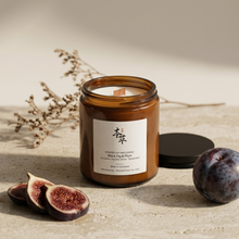 Load image into Gallery viewer, BLACK FIG & PLUM - 100% NATURAL SOY SCENTED CANDLE