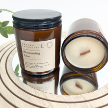 Load image into Gallery viewer, BLOSSOMING LILAC - 100% NATURAL SOY SCENTED CANDLE