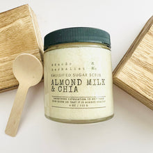 Load image into Gallery viewer, ALMOND MILK & CHIA EMULSIFIED SUGAR SCRUB
