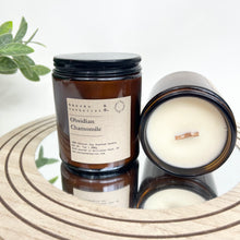 Load image into Gallery viewer, OBSIDIAN CHAMOMILE - 100% NATURAL SOY SCENTED CANDLE