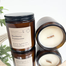 Load image into Gallery viewer, BLACKBERRY FRANKINCENSE - 100% NATURAL SOY SCENTED CANDLE