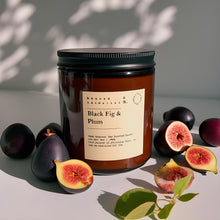Load image into Gallery viewer, BLACK FIG & PLUM - 100% NATURAL SOY SCENTED CANDLE