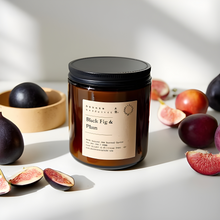 Load image into Gallery viewer, BLACK FIG & PLUM - 100% NATURAL SOY SCENTED CANDLE