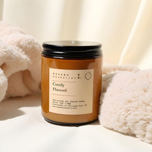 Load image into Gallery viewer, COMFY FLANNEL - 100% NATURAL SOY SCENTED CANDLE