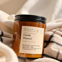 Load image into Gallery viewer, COMFY FLANNEL - 100% NATURAL SOY SCENTED CANDLE