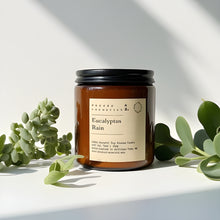 Load image into Gallery viewer, EUCALYPTUS RAIN - 100% NATURAL SOY SCENTED CANDLE