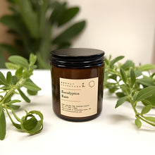 Load image into Gallery viewer, EUCALYPTUS RAIN - 100% NATURAL SOY SCENTED CANDLE