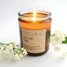 Load image into Gallery viewer, LILY OF THE VALLEY - 100% NATURAL SOY SCENTED CANDLE