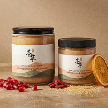 Load image into Gallery viewer, POMEGRANTE & SWEET ORANGE EMULSIFIED SUGAR SCRUB