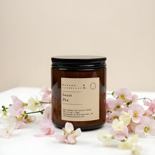 Load image into Gallery viewer, SWEET PEA - 100% NATURAL SOY SCENTED CANDLE