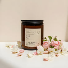 Load image into Gallery viewer, SWEET PEA - 100% NATURAL SOY SCENTED CANDLE