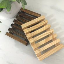 Load image into Gallery viewer, WOODEN SOAP DISH (PINE WOOD)