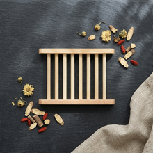 Load image into Gallery viewer, WOODEN SOAP DISH (BAMBOO)
