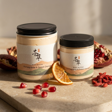 Load image into Gallery viewer, POMEGRANTE &amp; SWEET ORANGE BODY BUTTER
