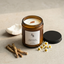 Load image into Gallery viewer, OBSIDIAN CHAMOMILE - 100% NATURAL SOY SCENTED CANDLE

