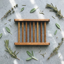Load image into Gallery viewer, WOODEN SOAP DISH (BAMBOO)
