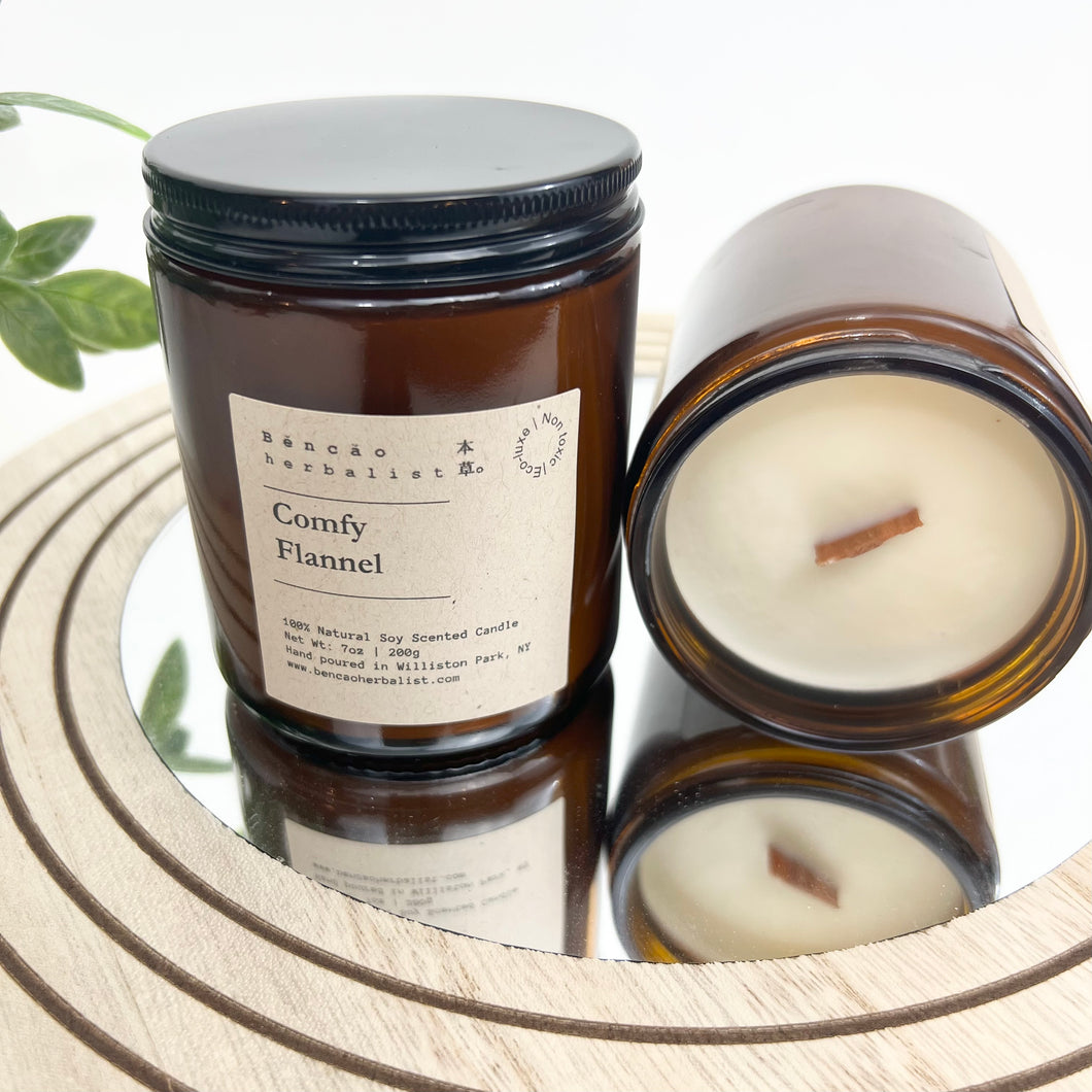 COMFY FLANNEL - 100% NATURAL SOY SCENTED CANDLE