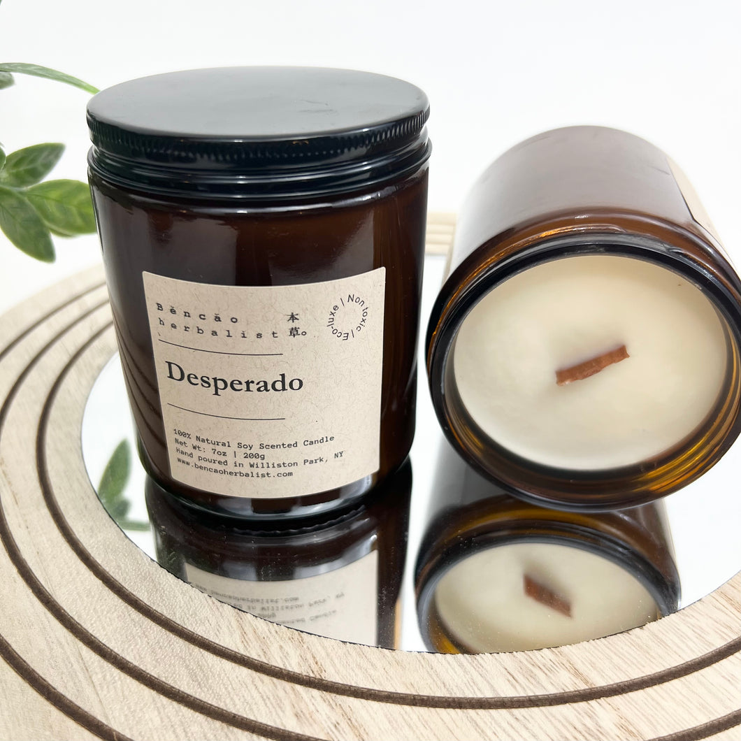 DESPERADO - 100% NATURAL SOY SCENTED CANDLE