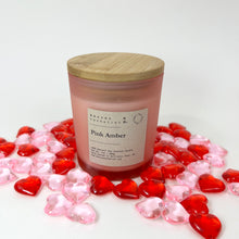 Load image into Gallery viewer, PINK AMBER - 100% NATURAL SOY SCENTED CANDLE
