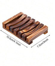 Load image into Gallery viewer, WOODEN SOAP DISH (PINE WOOD)

