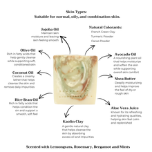 Load image into Gallery viewer, LEMONGRASS ROSEMARY MINT SOAP
