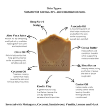 Load image into Gallery viewer, MAHOGANY COCONUT SOAP

