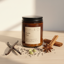 Load image into Gallery viewer, VANILLA CHAI - 100% NATURAL SOY SCENTED CANDLE

